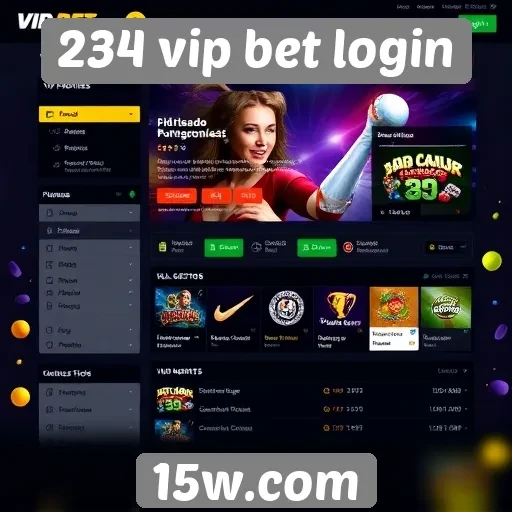 Interface do usuário do 234 vip bet login e suas funcionalidades